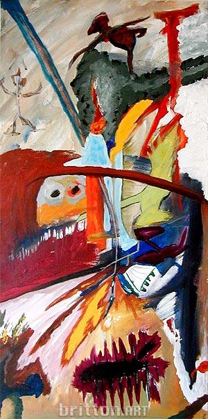 Inconclusion original painting by britton artist