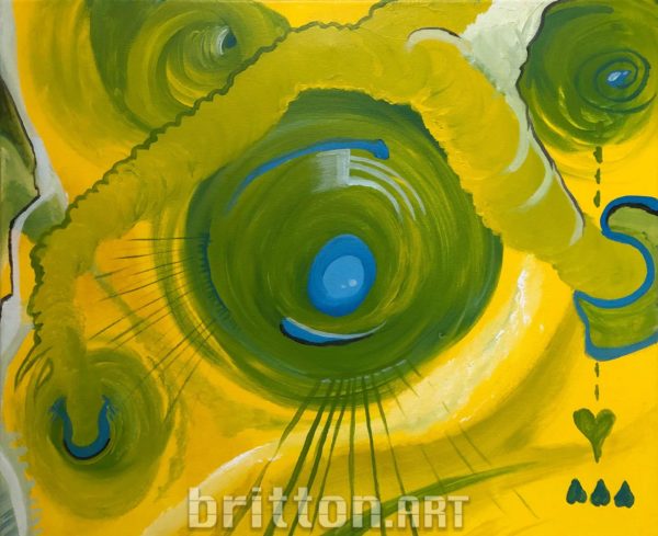 The Love Machine original painting by britton artist