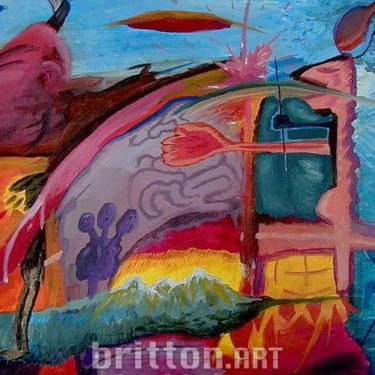 Mega original artwork by britton artist