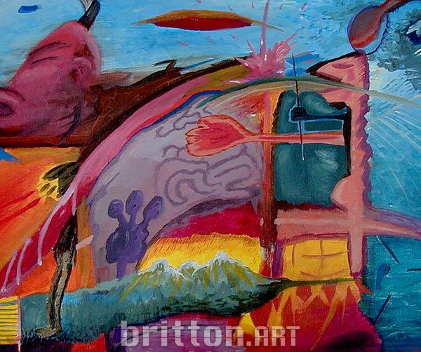 Mega original artwork by britton artist