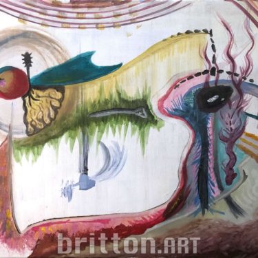 Nerves original painting by britton artist