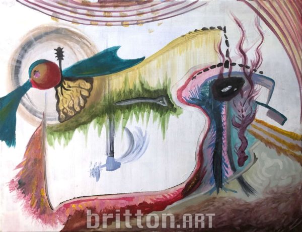 Nerves original painting by britton artist