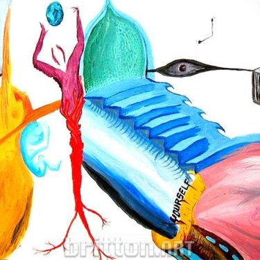 Prophecy original painting by britton artist