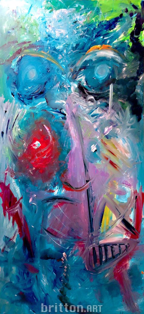 Self original painting by britton artist