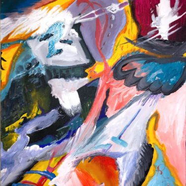 Blessing original painting by britton artist