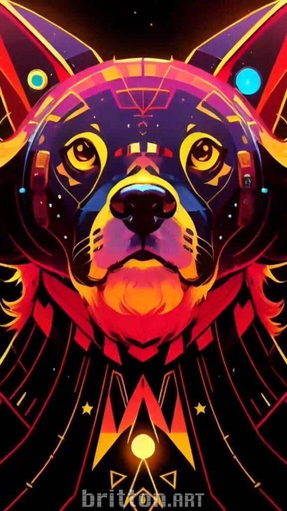 Space Dog an animation by britton