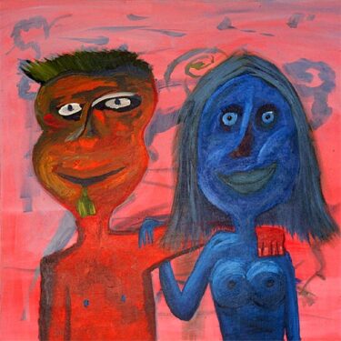 Couple a painting by Britton
