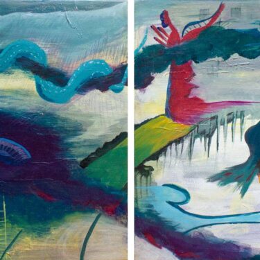 Heaven N Hell painting by Britton